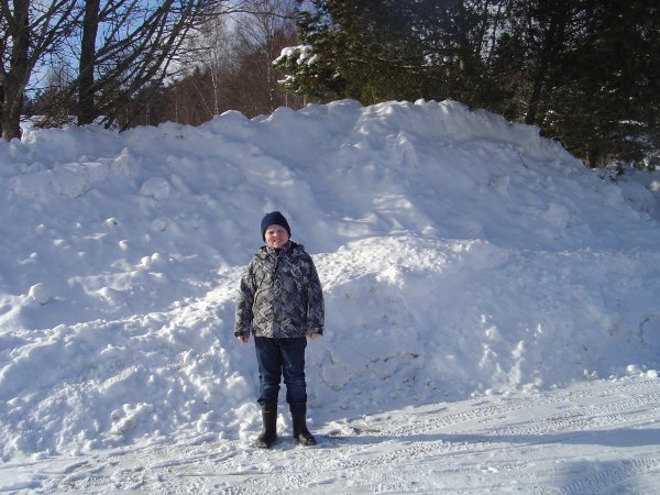 Snövall vid Konsum Snövall vid Konsum