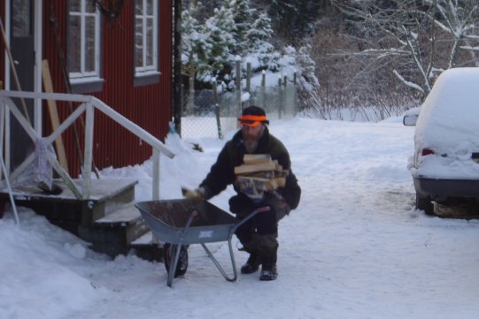 Mattias tar in ved